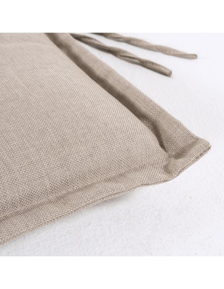 Cojin para silla de teca de jardin olefin marron tostado - Pack 6 unidades