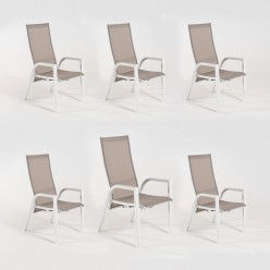 Sillon reclinable para jardin Laver - Pack 6 unidades 2