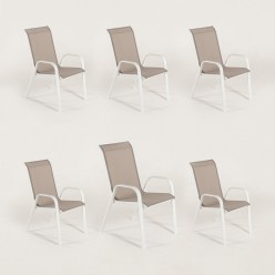 Sillon de terraza apilable Malmo Laver - Pack 6 unidades 2