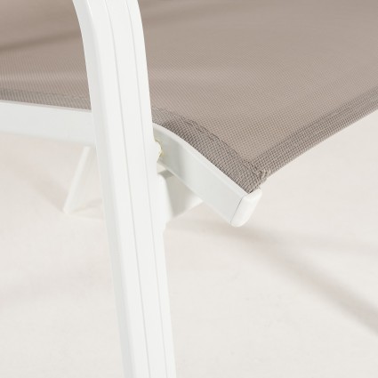 Fauteuil de terrasse empilable Malmo Laver - Pack 6 unites