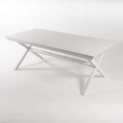 Mesa ao ar livre com pés em x extensível x 215-295 Laver