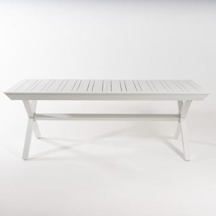 Table d'exterieur avec pieds en X extensible 215-295 Laver