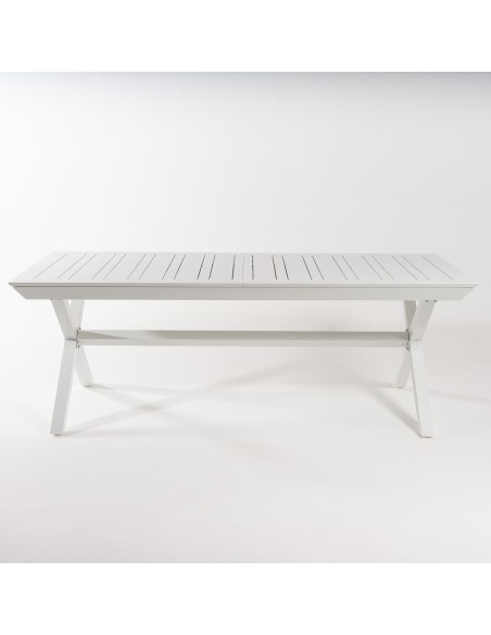 Table d'exterieur avec pieds en X extensible 215-295 Laver