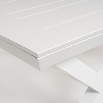Table d'exterieur avec pieds en X extensible 215-295 Laver