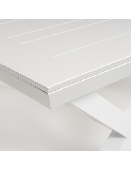 Table d'exterieur avec pieds en X extensible 215-295 Laver