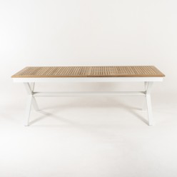 Mesa ao ar livre com pes em x extensivel 220-280 Laver 2