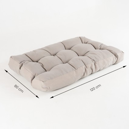Cojin asiento para palet  capuccino - Pack 4 unidades
