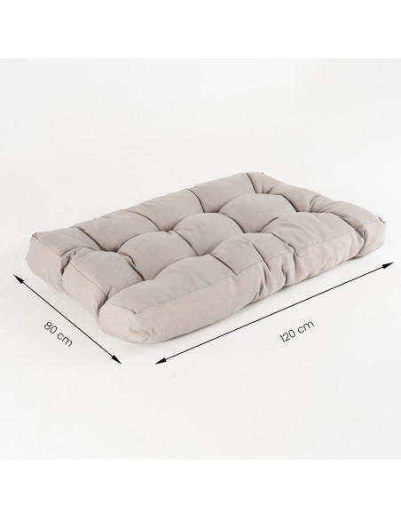 Cojin asiento para palet  capuccino - Pack 4 unidades