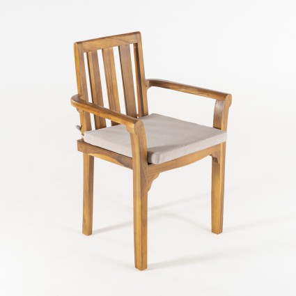 Almofada para cadeiras de jardim lux cappuccino cor repelente de agua e removivel Tamanho 44x44x5 cm