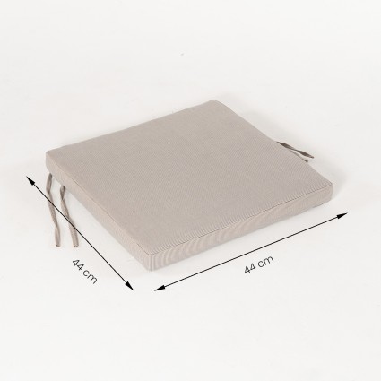 Coussin de siege de jardin lux cappuccino - Pack 2 unites