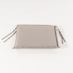 Almofada de assento para cadeiras de jardim dobraveis ??cor lux cappuccino repelente de agua e removivel tamanho 40x42x3 cm 2