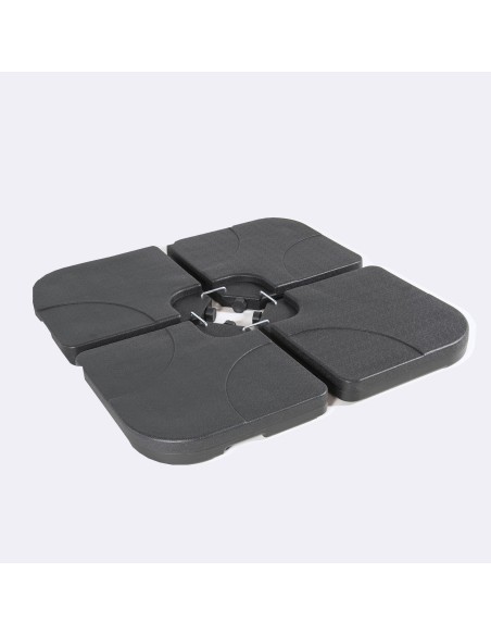 Base de parasol 4 piezas rellenables