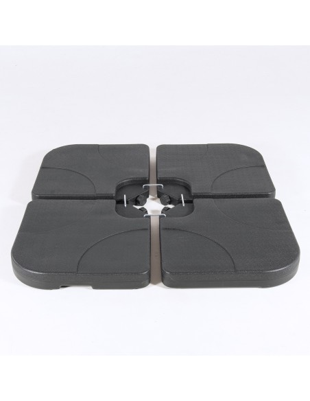 Base de parasol 4 piezas rellenables