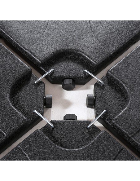 Base de parasol 4 piezas rellenables