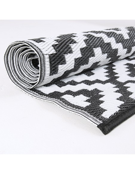 Tapete ao ar livre 120x180cm Nirvana cor preta