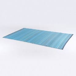 Tapete ao ar livre 120x180 cm tecelão azul e verde