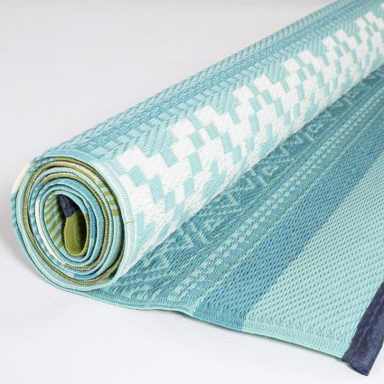 Tapis d'exterieur 150x240 cm Prime turquoise et vert