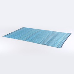 Tapis d'exterieur 90x150 cm Weaver bleu et vert