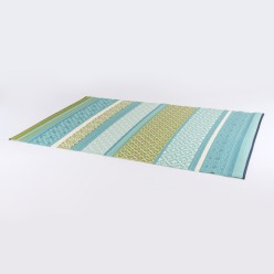 Tapis d'exterieur 180x270 cm Prime turquoise et vert