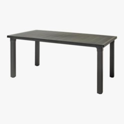 Mesa de exterior color Antracita 170 cm de resina 2