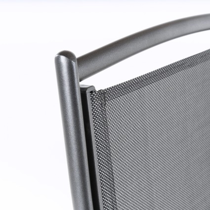 Sillon de exterior reclinable Antracita - Pack 2 unidades