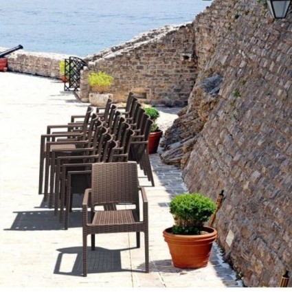 Sillón para terraza apilable Inca