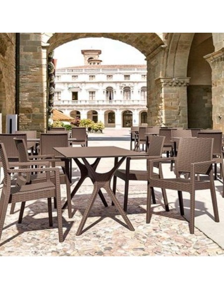 Sillón para terraza apilable Inca