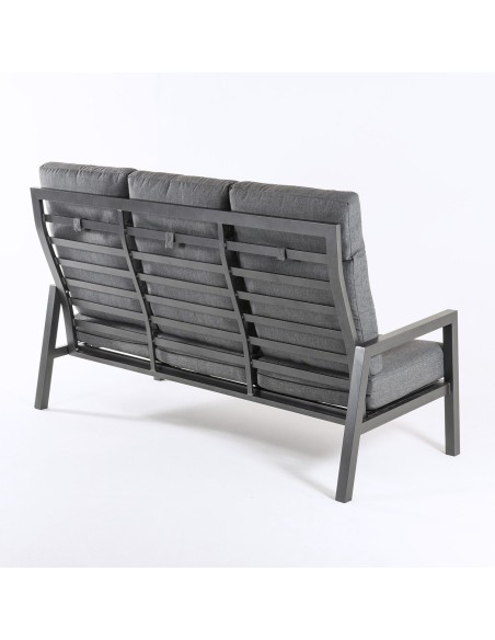 Sofa 3 lugares para o tipo de antracite exterior