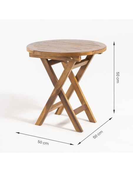 Table basse de terrasse ronde Dyna