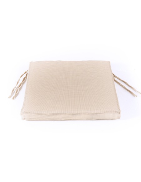 Coussin exterieur textilene sable