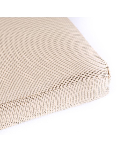 Coussin exterieur textilene sable