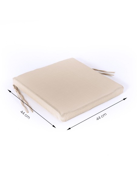 Coussin exterieur textilene sable