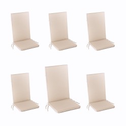 Almofada de jardim areia textilene - pack de 6 unidades 2