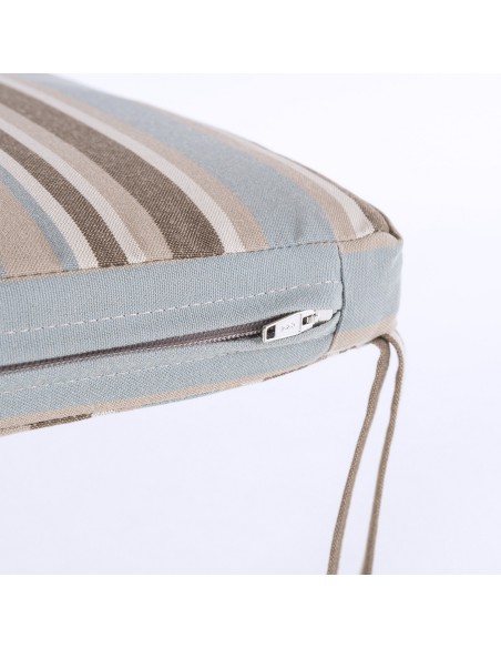 Cojin de jardin lux estampado rayas - Pack 2 unidades