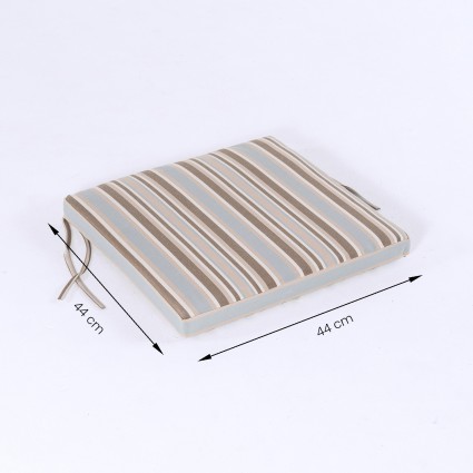 Cojin de jardin lux estampado rayas - Pack 2 unidades