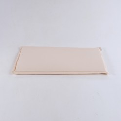 Almofada bege para banco ao ar livre repelente de agua tamanho 110x49x5 cm 2