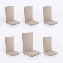 Cojin posiciones de jardin olefin marron tostado - Pack 6 unidades 2