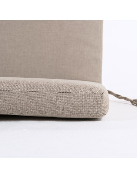 Almofada de jardim olefina torrada marrom - pack de 6 unidades