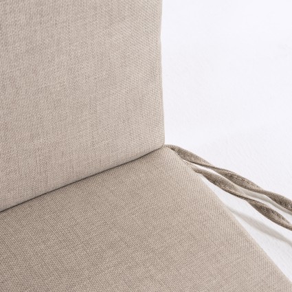 Almofada de jardim olefina torrada marrom - pack de 6 unidades