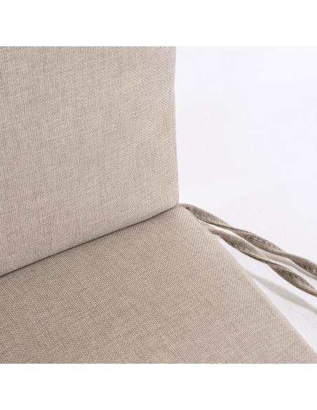 Almofada de jardim olefina torrada marrom - pack de 6 unidades