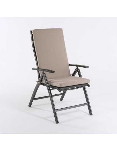 Almofada de jardim olefina torrada marrom - pack de 6 unidades