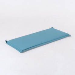 Almofada de banco 110 cm turquesa padrão
