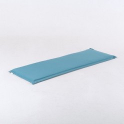 Almofada de banco de 140 cm turquesa padrão