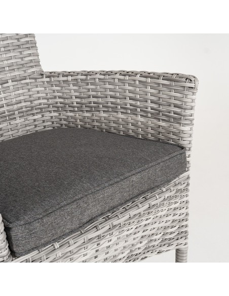 Fauteuil empilable de haute qualite pour exterieur Are - Pack 2 unites