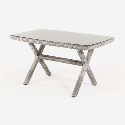 Table de terrasse haut de gamme avec verre Are 140