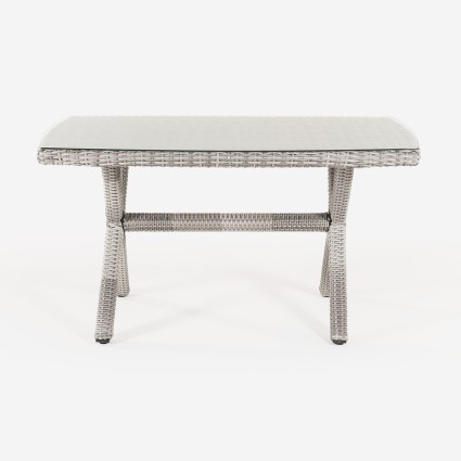 Mesa para terraza con cristal Are 140