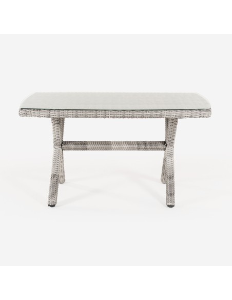 Table de terrasse haut de gamme avec verre Are 140