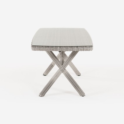 Table de terrasse haut de gamme avec verre Are 140