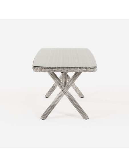 Mesa para terraza con cristal Are 140