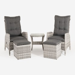 Conjunto de jardim sao relaxar com sopro